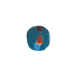 Decorated or Embellished Clay Beads 15961