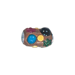 Decorated or Embellished Clay Beads 15972