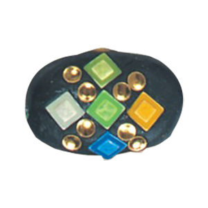 Decorated or Embellished Clay Beads 15991