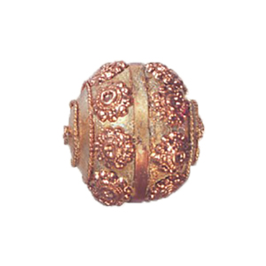 Hollow Engraved Fancy Metal Beads 17020