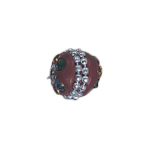 Decorated or Embellished Clay Beads 16291