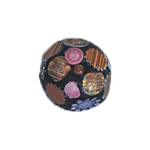 Decorated or Embellished Clay Beads 16299
