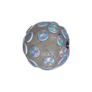 Decorated or Embellished Clay Beads 16307