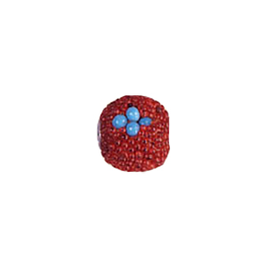 Decorated or Embellished Clay Beads 9450