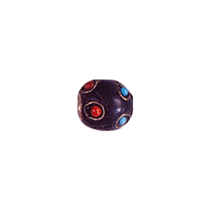 Decorated or Embellished Clay Beads 9451