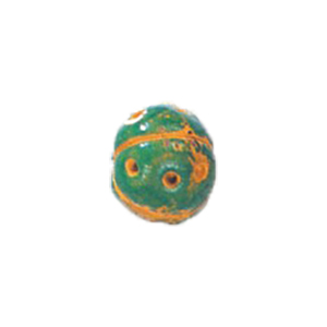 Hand painted Clay Beads 16468