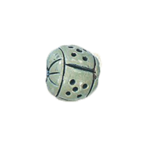 Hand painted Clay Beads 16509