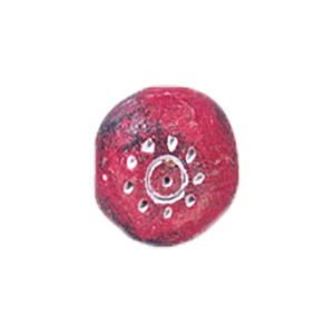 Hand painted Clay Beads 16515