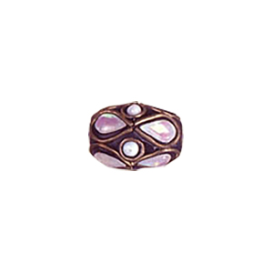 Decorated or Embellished Clay Beads 9477