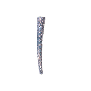 Hollow Metal Cone Beads stamped Metal sheet electroplated 16654