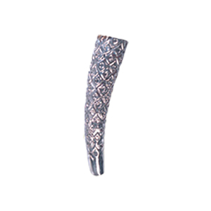 Hollow Metal Cone Beads stamped Metal sheet electroplated 16657