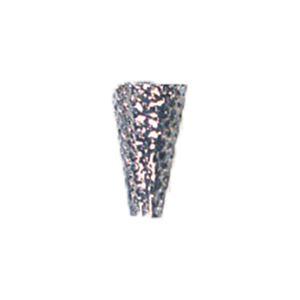 Hollow Metal Cone Beads stamped Metal sheet electroplated 16663