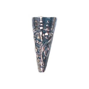 Hollow Metal Cone Beads stamped Metal sheet electroplated 16668