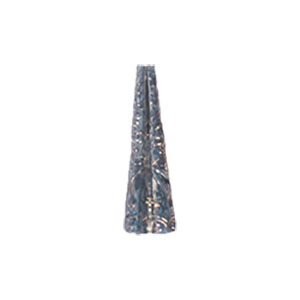 Hollow Metal Cone Beads stamped Metal sheet electroplated 16687