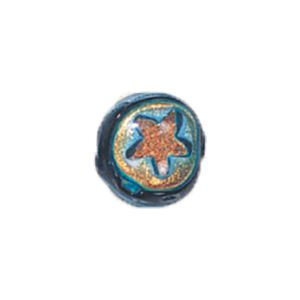 Handmade and Fused Semi Dichroic Glass Beads 16707
