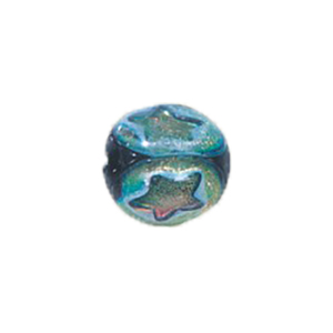 Handmade and Fused Semi Dichroic Glass Beads 16708