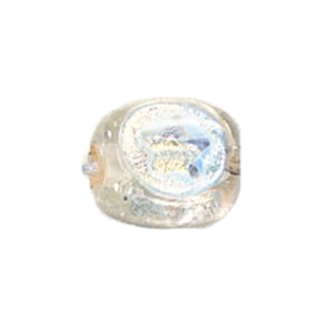 Handmade and Fused Semi Dichroic Glass Beads 16739