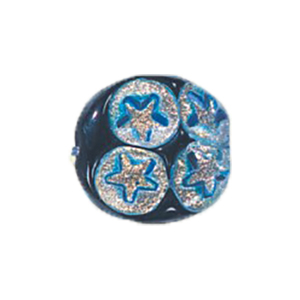 Handmade and Fused Semi Dichroic Glass Beads 16751