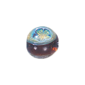 Handmade and Fused Semi Dichroic Glass Beads 16758