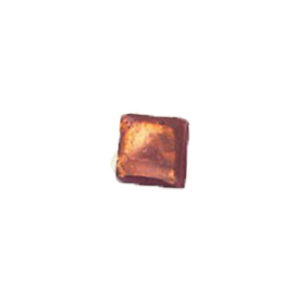 Silver foiled Glass Cabochons frosted 16776