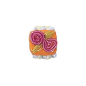 Designer Lampworked Glass Beads Handmade 16802