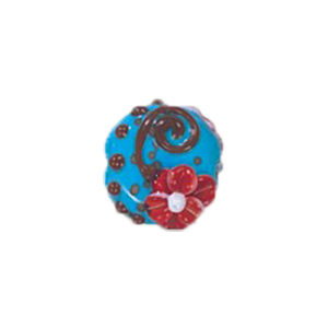 Designer Lampworked Glass Beads Handmade 16813