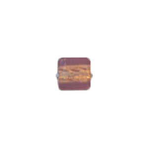 Gold foiled Glass Cabochons frosted 16851