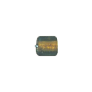 Gold foiled Glass Cabochons frosted 16866