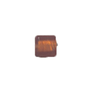 Gold foiled Glass Cabochons frosted 16871