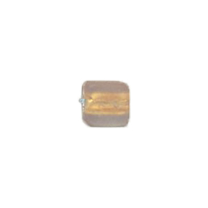 Gold foiled Glass Cabochons frosted 16872