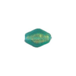 Gold foiled Glass Cabochons frosted 16874