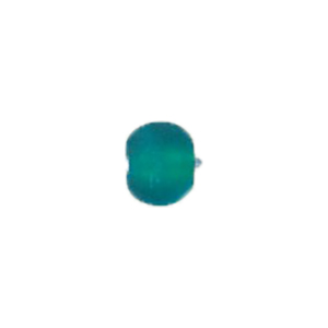 Silver foiled Glass Cabochons frosted 16976